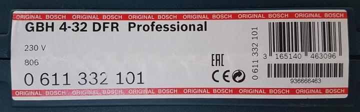 Immagine prodotto Bosch Professional Trapano a percussione rotante con SDS plus GBH 4-32 DFR, valigetta, mandrino a serraggio rapido (Corrente elettrica)