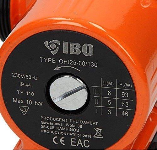 Image du produit IBO POMPE DE CIRCULATION OHI 25-60/130 (Pompe à débit)
