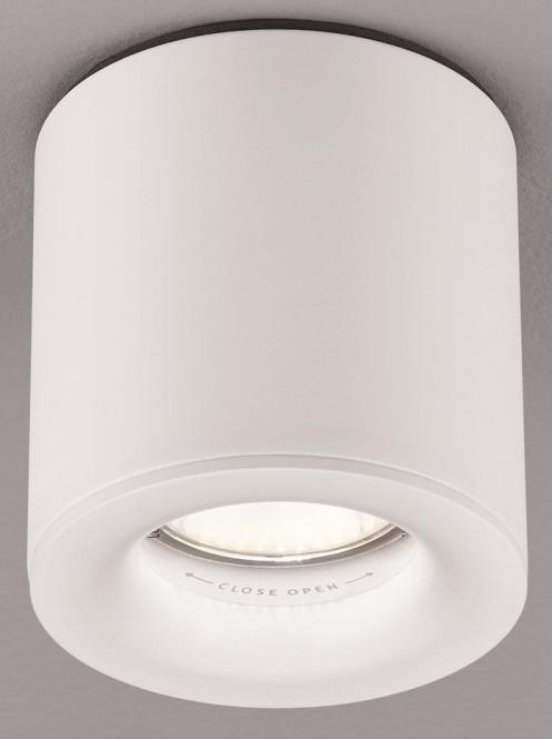 Image du produit Helestra Downlight pour montage en saillie NOG 15/2129.07 GU10 max 6W IP65 80x85mm blanc mat