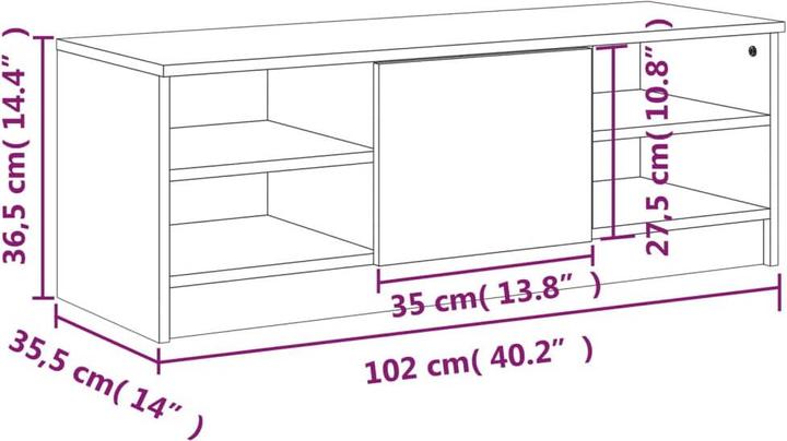 Produktbild VidaXL Makai (102 x 35.5 x 36.5 cm)