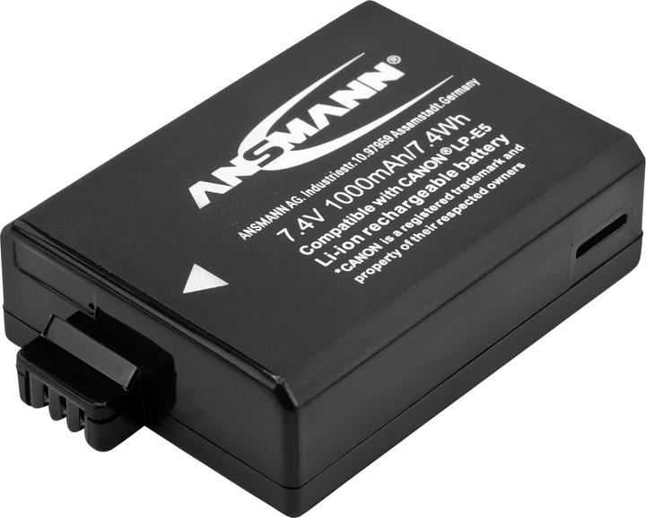 Actual product image Ansmann Canon LP-E5 Battery (Rechargeable battery)