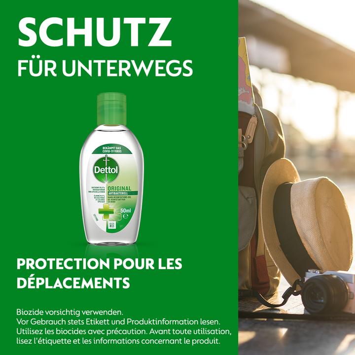 Actual product image Dettol Hand disinfection gel (50 ml)