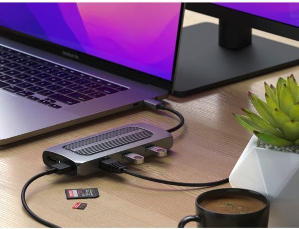 Actual product image Satechi St-Ucmxam (USB-C, 10 Ports)