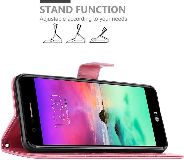 Actual product image Cadorabo Flower Book Cover (K11, LG K11 Plus, LG K10 2018)