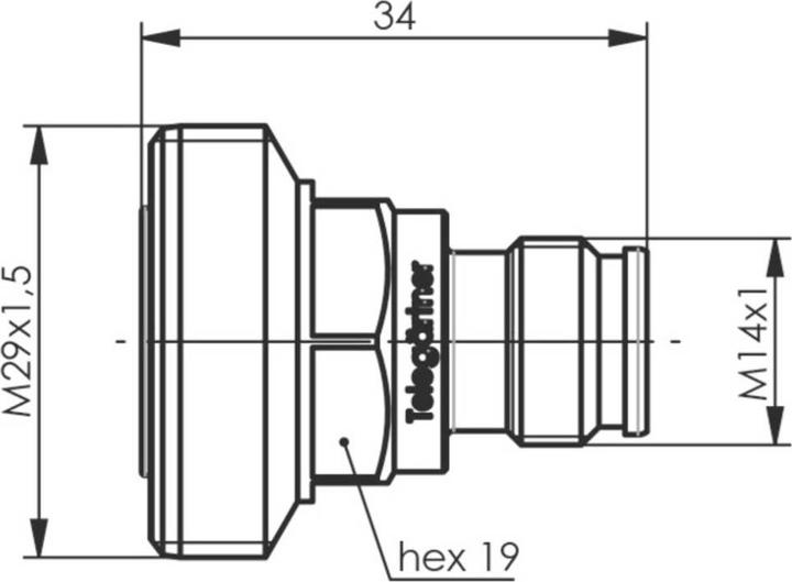 Immagine prodotto Telegärtner Adattatore 7-16 - 2,2-5, f-f