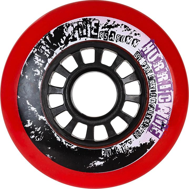 Powerslide 4 WHEELS HURRICANE RED 76MM88A X8664934 (76 mm)