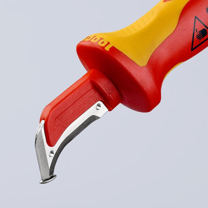Immagine prodotto Knipex Coltello spelacavi (155 mm)