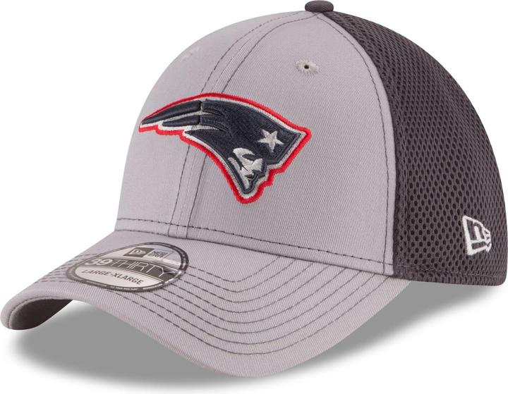 Actual product image New Era 39Thirty Stretch Mesh Cap - New England Patriots - L (L)