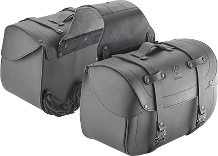 Produktbild Kappa KMLW01 Leder Satteltasche schwarz (28 l, Satteltasche)
