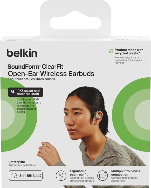 Image du produit Belkin Soundform Clearfit (ANC, 8 h, Sans fil)