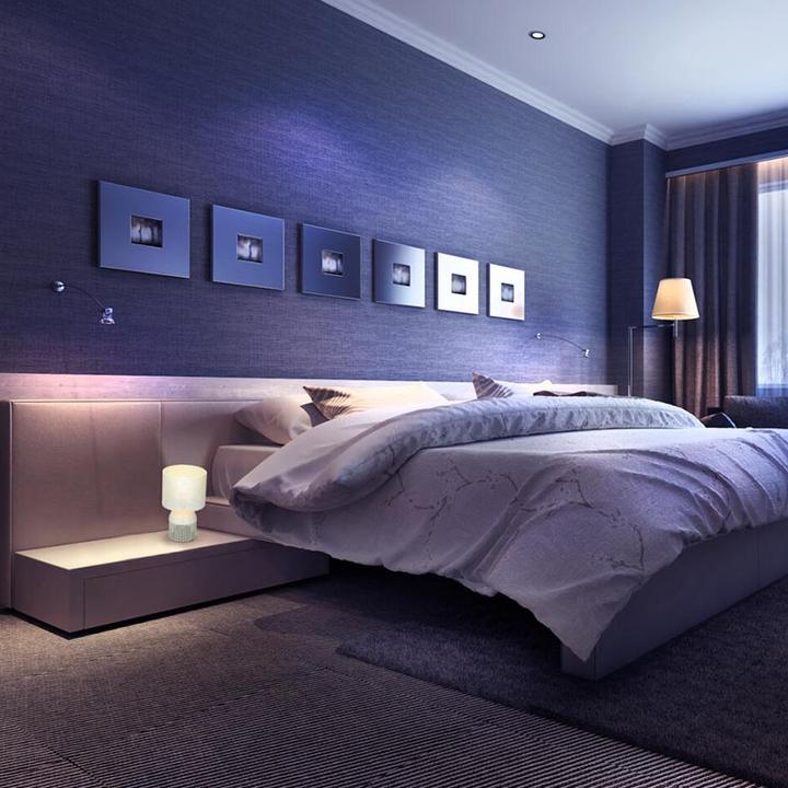 Image du produit Grundig Lampe de table abat-jour perforé blanc (220 lm, E27)