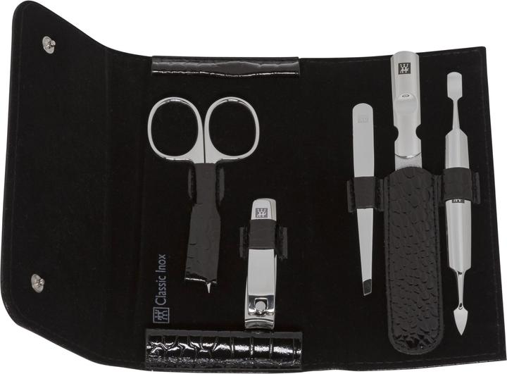 Actual product image Zwilling 97508-004-0 Inox case in crocodile look black