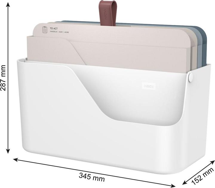Actual product image Rotho Inbox document organiser