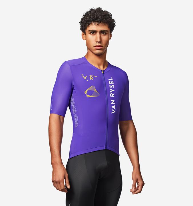 Produktbild Van rysel Rennrad Radtrikot kurzarm Sommer Unisex Racer 2 lila (S)