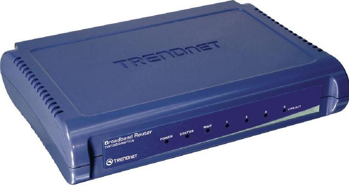 Actual product image Trendnet DSL, 4 port, TCP/IP,.