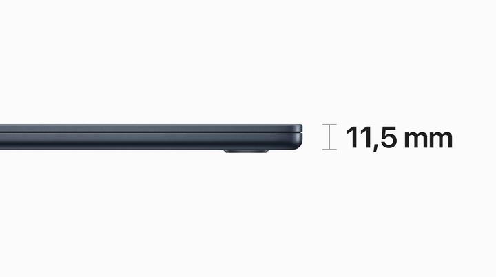Actual product image Apple MacBook Air – 2023 (15", M2, 8 GB, 256 GB, DE)