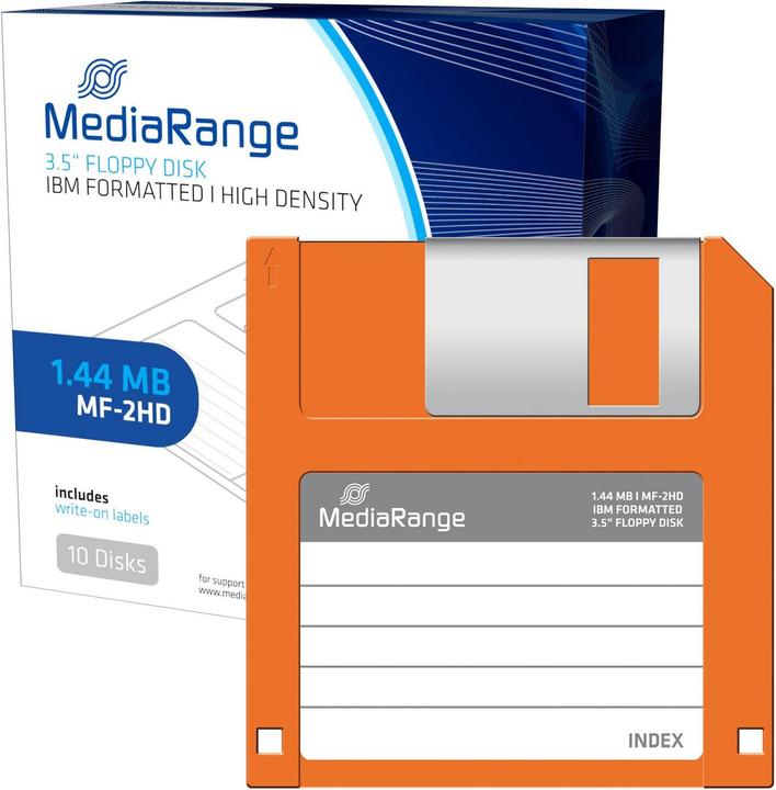 Actual product image MediaRange MR200 Floppy Disks 3.5" (10 x)