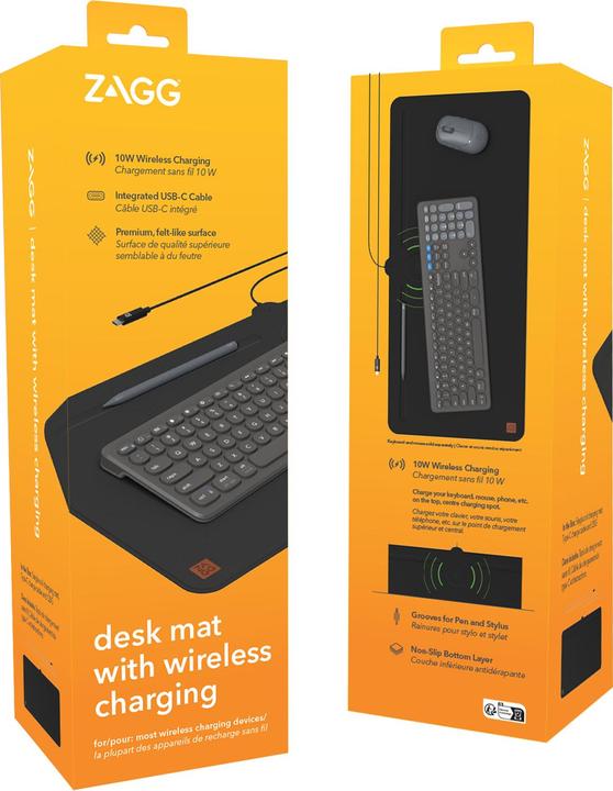 Actual product image Zagg Wireless Charging Desk Mat