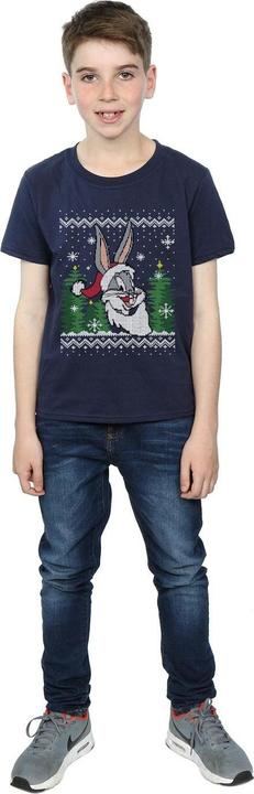 Immagine prodotto Looney Tunes Bugs Bunny Christmas Fair Isle Maglietta Ragazzi (116)