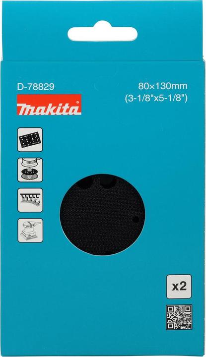 Produktbild Makita Schleiftellerschutz 80x130 mm - D