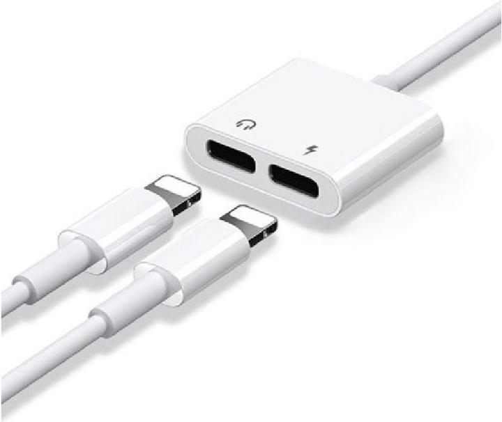 Actual product image Joyroom Apple 3.5mm Audio Power Converter And Lightning Port (Lightning, 3.5mm jack)