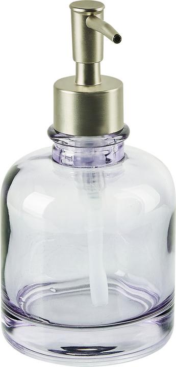 Actual product image Beliani Bathroom set 4-piece glass purple TELMA