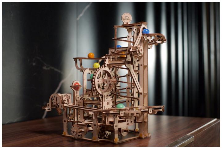 Produktbild Ugears Murmelbahn mit Spiralaufzug
