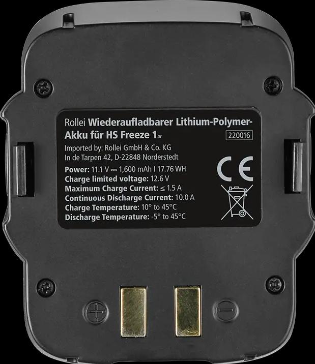 Immagine prodotto Rollei Batteria HS Freeze 1s