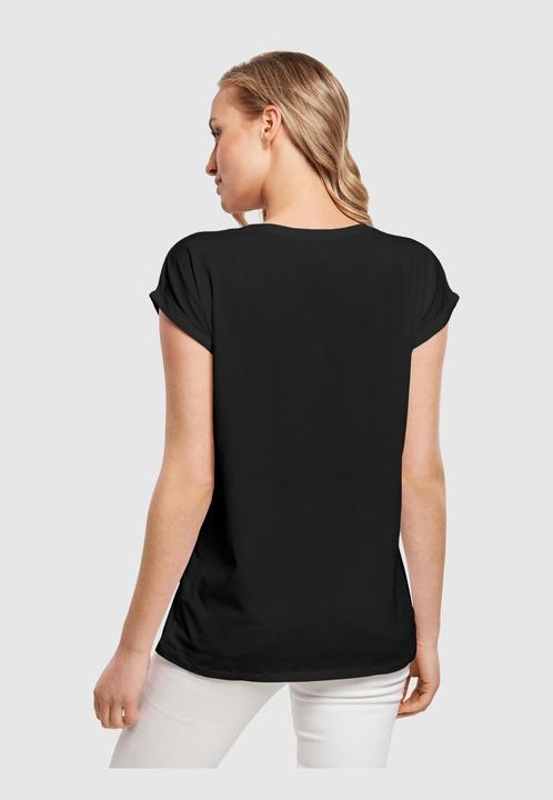 Image du produit Merchcode Ladies Peace - Double Peace Noir T-shirt à épaules étendues - 161413 (S)