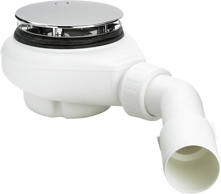 Actual product image Viega siphon Tempoplex shower tray siphon with 90mm chrome cap (703394) (Drainage set, 1/2")