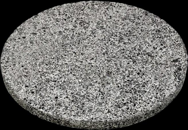 Actual product image BBQ Master Lava stone round with holder XL / XL Pro