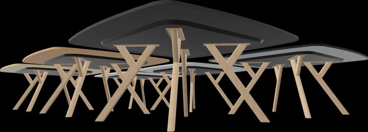 Actual product image Dietiker Felber T14 meeting table Square (1600 x 1600 x 720 mm)