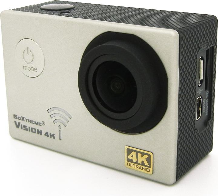 Actual product image Easypix GoXtreme Vision 4K ULTRA HD silver (24p, 4K, Wi-Fi)