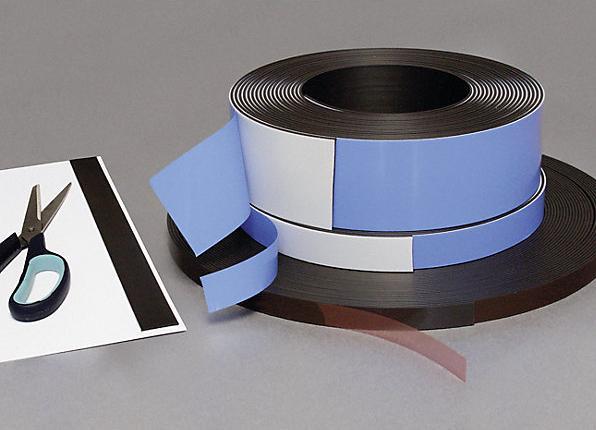 Image du produit kaiserkraft Bande magnétique adhésive, épaisseur 1,5 mm, 1 rouleau, largeur 25 mm. (1 x)