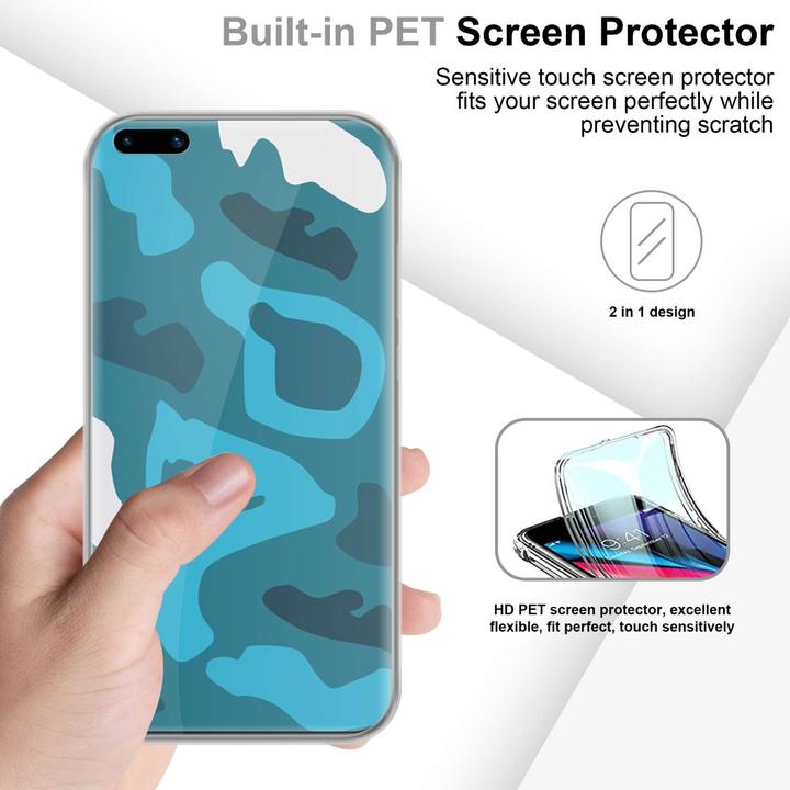 Actual product image Cadorabo Bumper Case for Huawei P40 PRO / P40 PRO+ TPU 360 Grad Case for Huawei P40 PRO / P40 PRO+ (Huawei P40 Pro+)