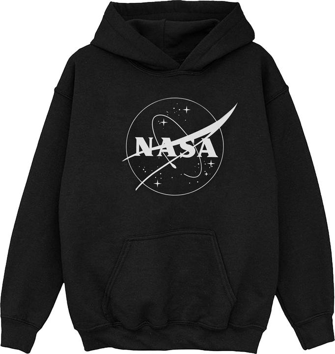 Nasa Classic Insignia Logo Monochrome Kapuzenpullover Jungen