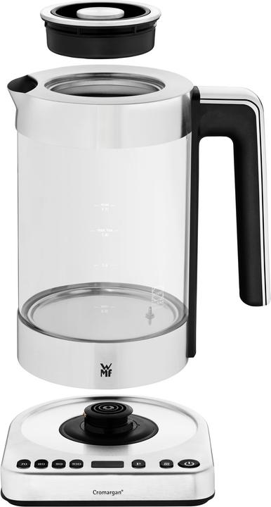 Produktbild WMF Glas Wasserkocher mit Temperaturwahl 1,7l Teesieb Warmhaltefunktion Lono 3000W (1.70 l)