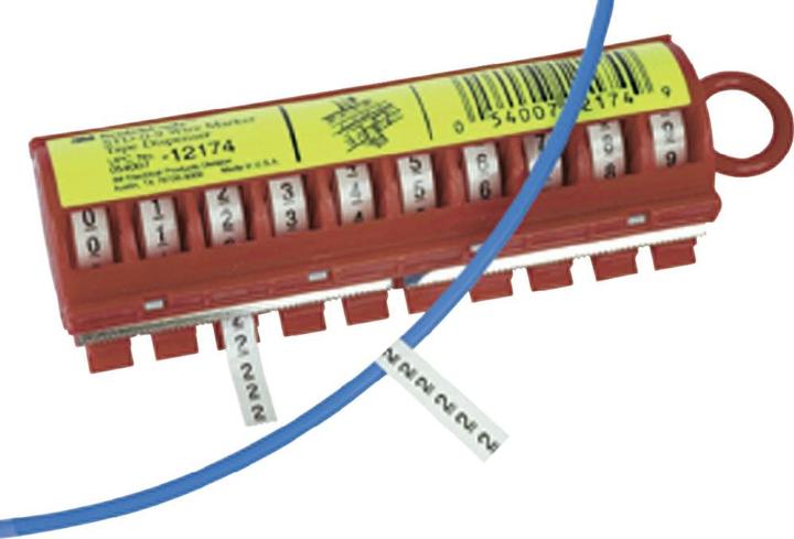 Actual product image 3M Scotchcode™ Cable Marker Refill Rolls Digit "9" 80-6114-2802-2 Content: 3 Roll(s)