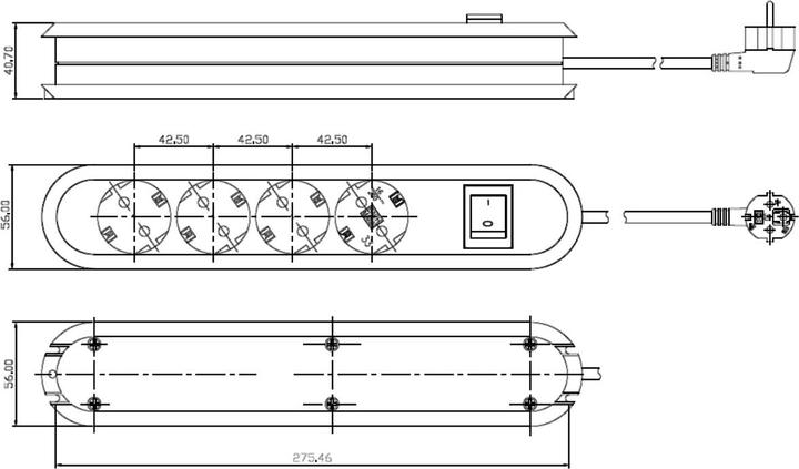 Produktbild Bachmann Smart (4 x, CEE 7/3, 1.50 m)