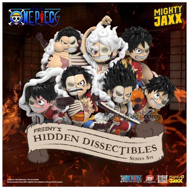 Actual product image Mighty Jaxx Hidden Dissectibles: One Piece Series 6 - Luffy's Gears Edition (1 pc)