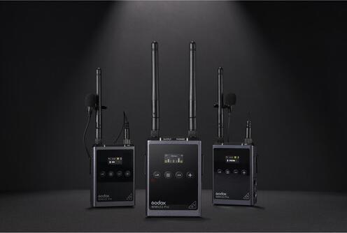 Image du produit Godox Camera-Mount, 2-Pers. Omni Lavalier-Mic Wireless Omni Lavalier Microphone System