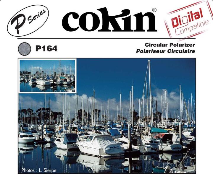 Actual product image Cokin Filter P164 Pole circular (84 mm, Polarizing filter)