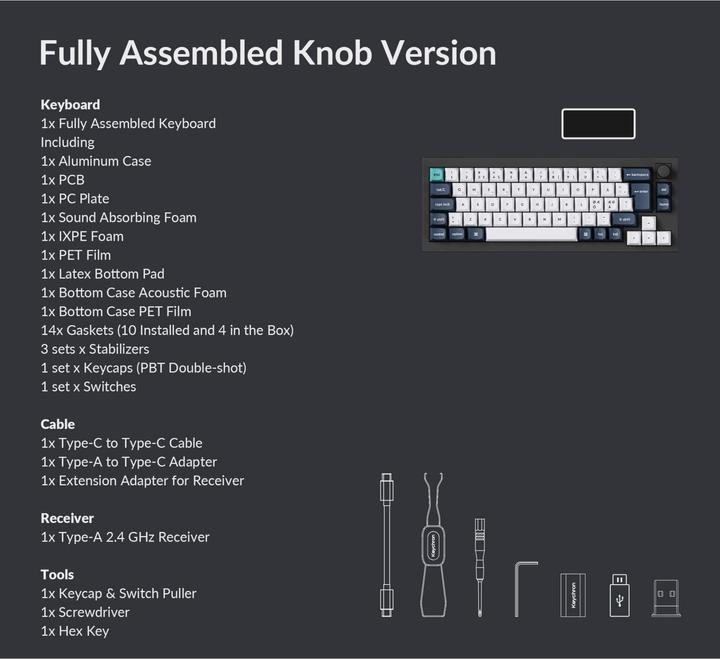 Produktbild Keychron Q2 Max (CH, Kabellos, Kabelgebunden)