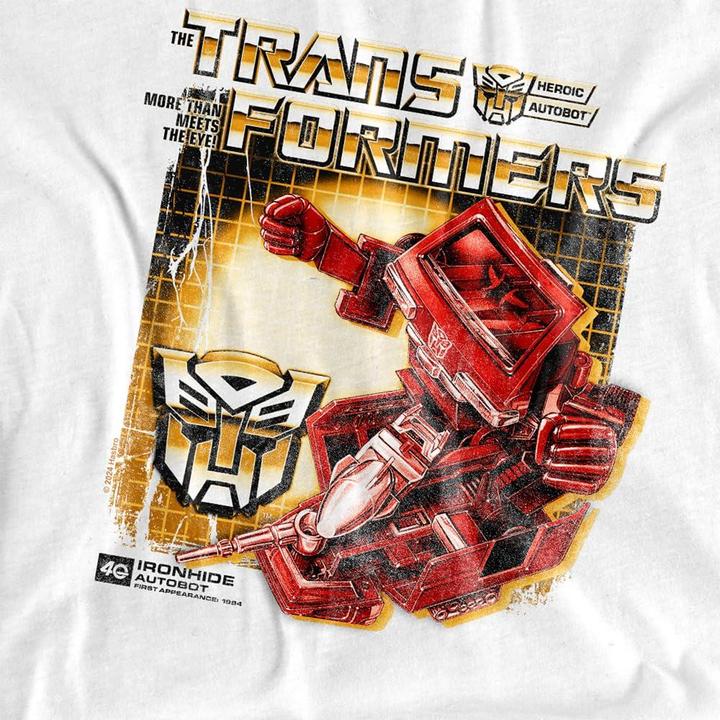 Actual product image Transformers Mens Ironhide Box 40th T-Shirt (XXL)