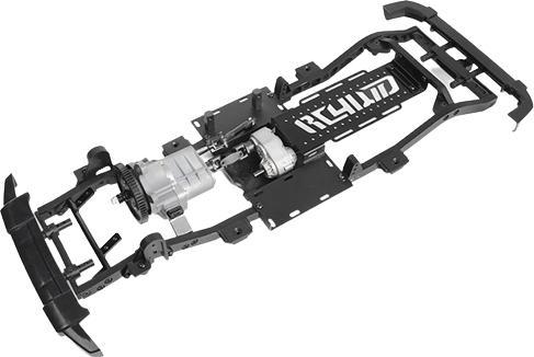 Actual product image Rc4Wd Skid Plate & Shock Mounts Cross Country