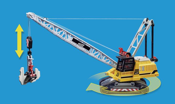 Immagine prodotto Playmobil Escavatore a cavo con componente (70442, Playmobil Città d'azione)
