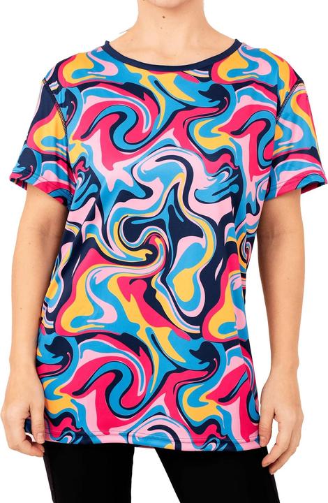 Actual product image Oddballs Womens/Ladies Adventurous Ripple Training T-Shirt (42 D)