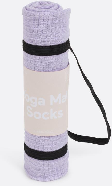 Actual product image Doiy Yoga Mat Socks Purple (Single pack, One size)
