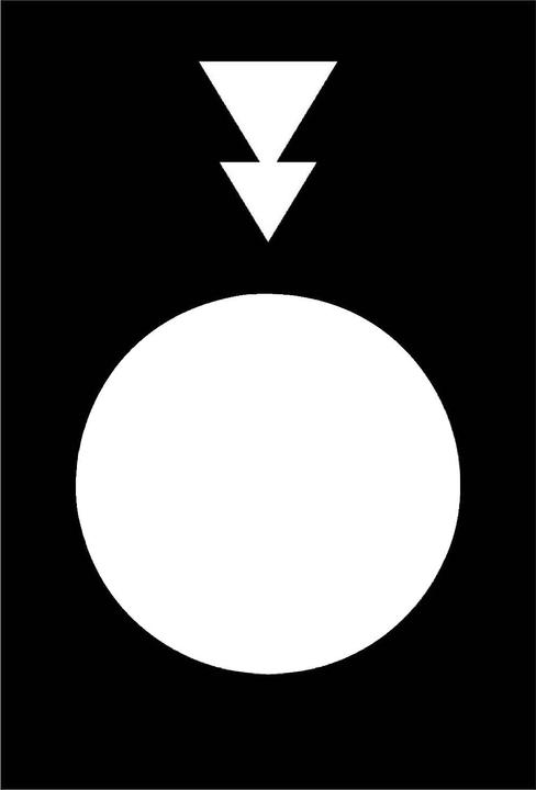 Produktbild Schneider Electric Bezeichnungsschild, 30x40mm, schwarz, Senken, langsam-schnell
