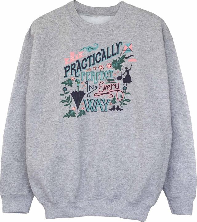 Produktbild Mary Poppins Mädchen Praktisch Perfekt In Jeder Hinsicht Sweatshirt (128)
